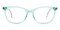 Hedy Green/Crystal Cat Eye Acetate Eyeglasses