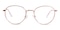 Joliet Crystal/Golden Oval Acetate Eyeglasses