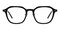 Davenport Black Polygon Acetate Eyeglasses