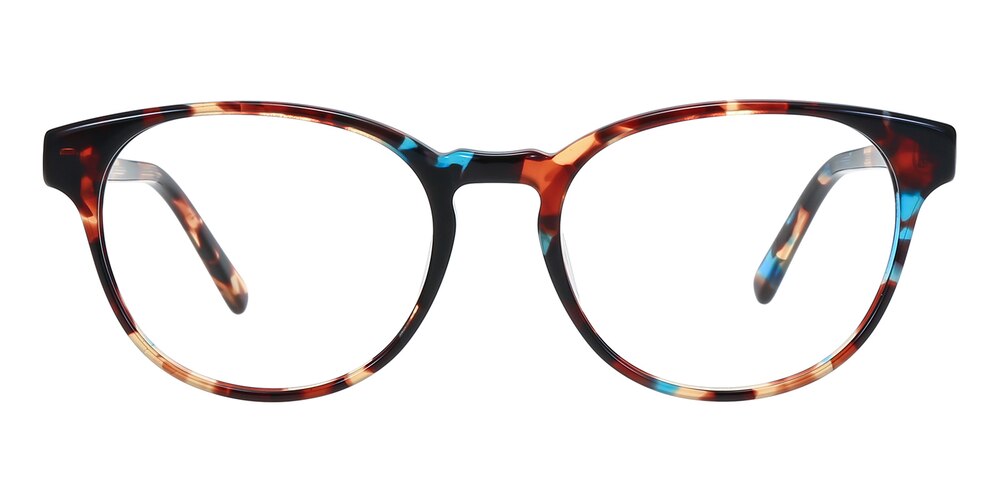 Kansas Multicolor Oval Acetate Eyeglasses