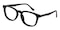 Bridgeport Black Oval TR90 Eyeglasses