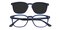 Bridgeport Blue Oval TR90 Eyeglasses