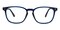 Bridgeport Blue Oval TR90 Eyeglasses