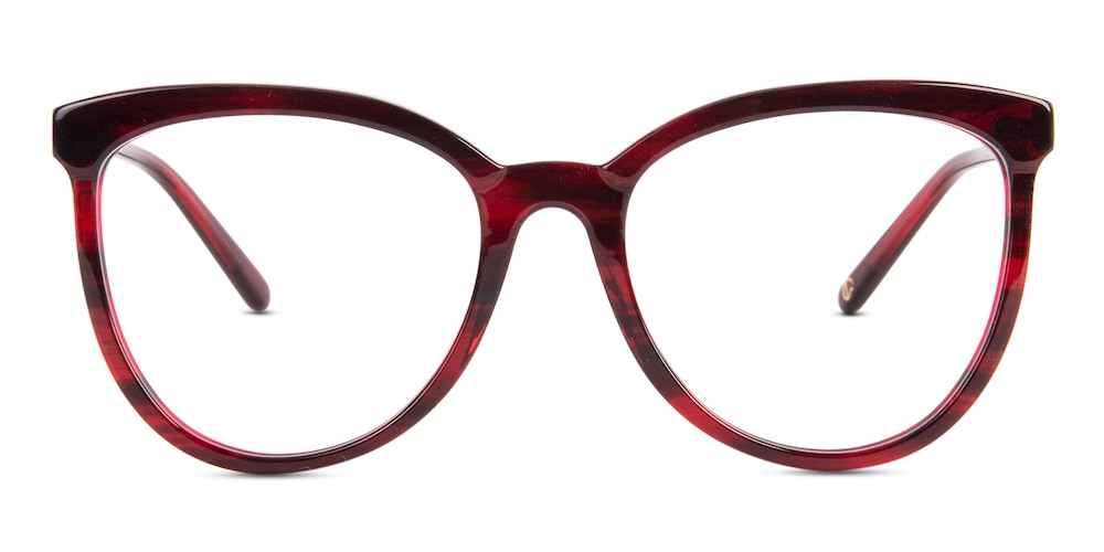 Maria Red Cat Eye Acetate Eyeglasses