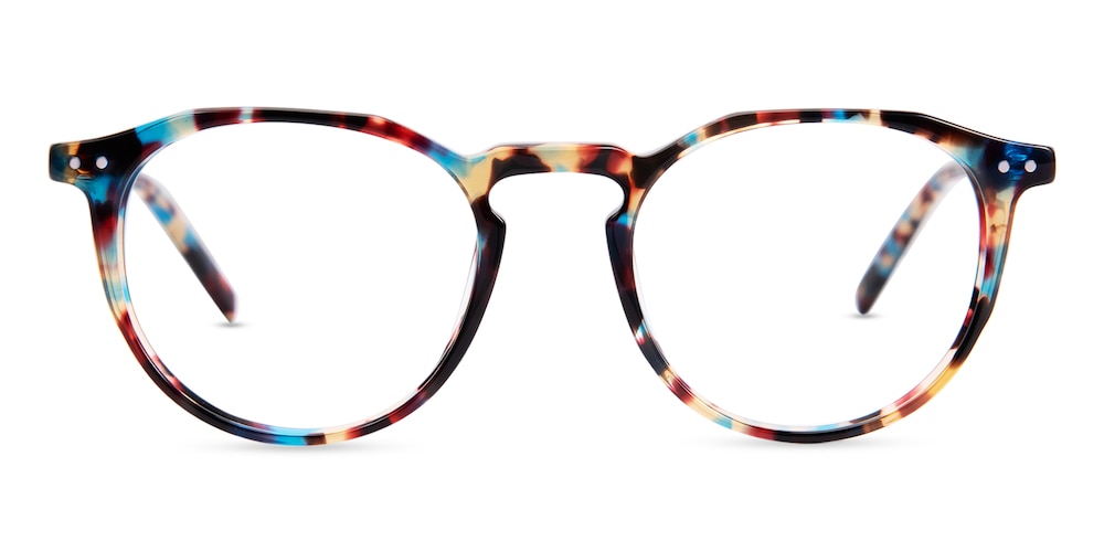 Durham Multicolor Polygon Acetate Eyeglasses
