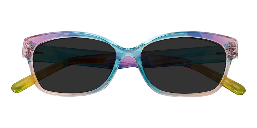 Tabitha Multicolor Rectangle TR90 Sunglasses