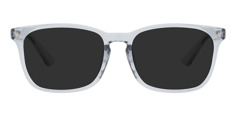 Clarence Gray Rectangle TR90 Sunglasses