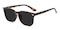 Clarence Tortoise Rectangle TR90 Sunglasses
