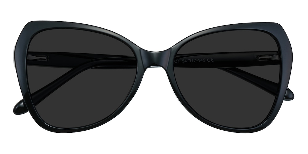 Sarah Black Cat Eye TR90 Sunglasses