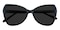 Sarah Black Cat Eye TR90 Sunglasses