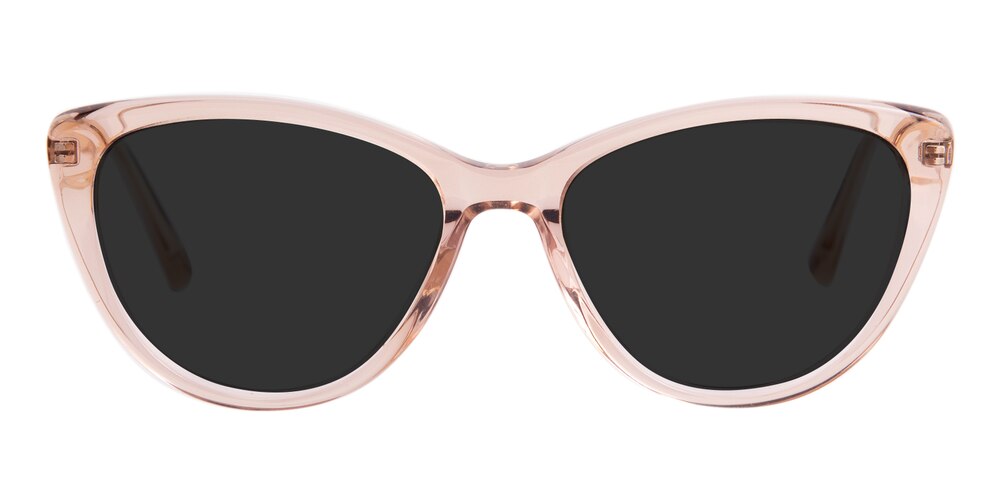 Octavia Champagne Cat Eye Acetate Sunglasses