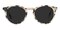 Barstow Petal Tortoise/Golden Round Metal Sunglasses