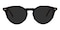 Williamsburg Black/Tortoise Round Acetate Sunglasses