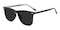 Galveston Black Square TR90 Sunglasses