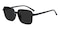 Wharton Black Square TR90 Sunglasses