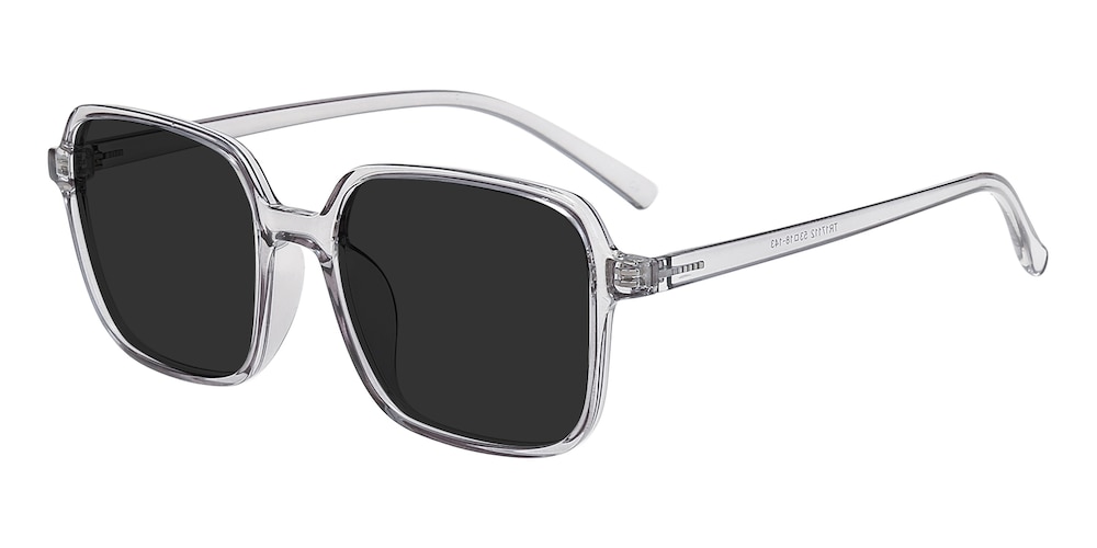 Wharton Gray Square TR90 Sunglasses