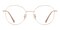 Bedford Rose Gold Round Titanium Eyeglasses