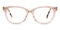 Grace Champagne/Petal Tortoise Oval Acetate Eyeglasses