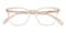 Esther Light Brown Rectangle Acetate Eyeglasses