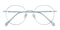 Verna Silver Polygon Metal Eyeglasses