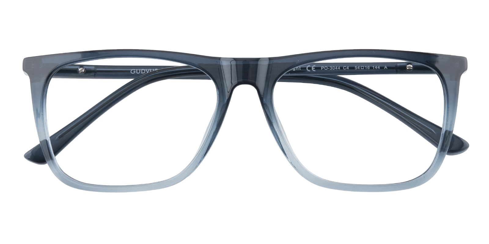 Beck Rectangle Blue/Crystal Full-Frame TR90 Eyeglasses | GlassesShop