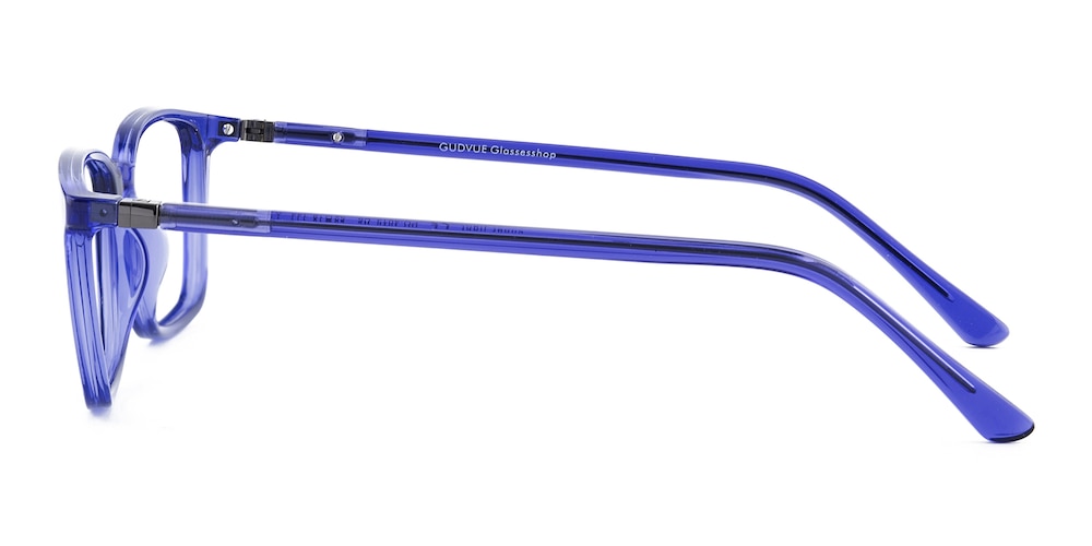 Rockville Blue Rectangle TR90 Eyeglasses