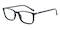 Rockville Black Rectangle TR90 Eyeglasses