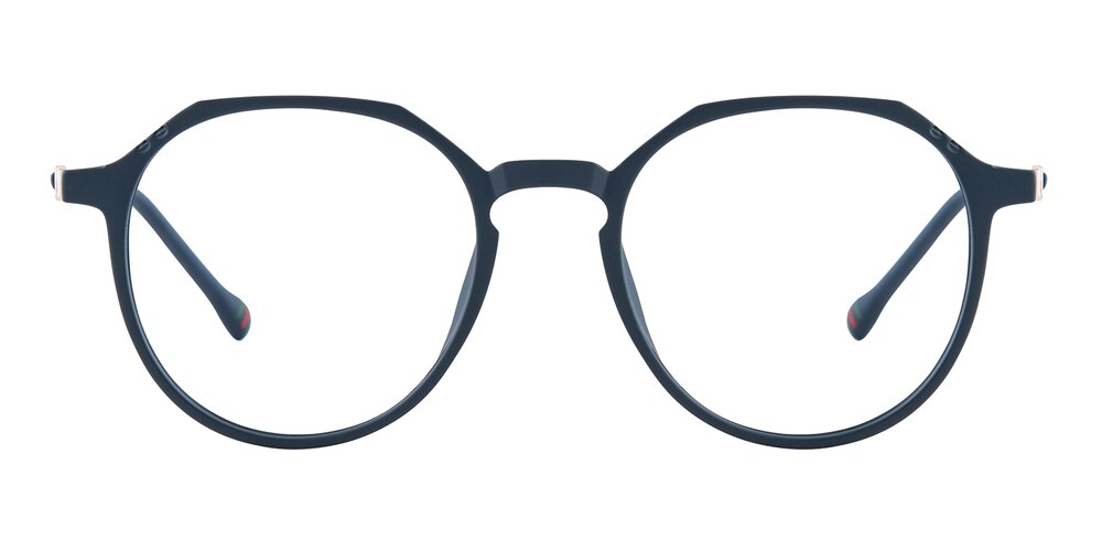 Martina Blue Round TR90 Eyeglasses