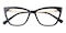 Laura Black Cat Eye TR90 Eyeglasses