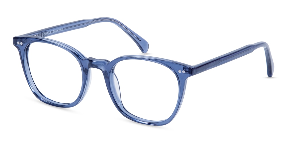 Wichita Blue Rectangle Acetate Eyeglasses