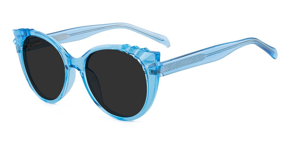 Veromca Blue Cat Eye TR90 Sunglasses