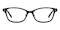 Bernice Black Oval TR90 Eyeglasses