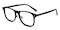 Robert Black Oval TR90 Eyeglasses