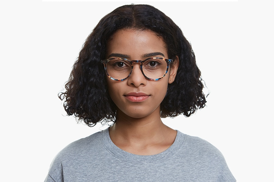 City Polygon Multicolor Full-Frame Acetate Eyeglasses | GlassesShop