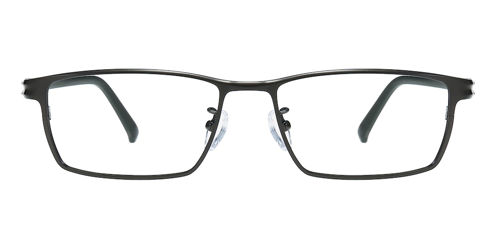 Blake Gunmetal Rectangle Titanium Eyeglasses