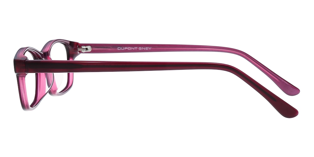 Creston Purple Rectangle Acetate Eyeglasses