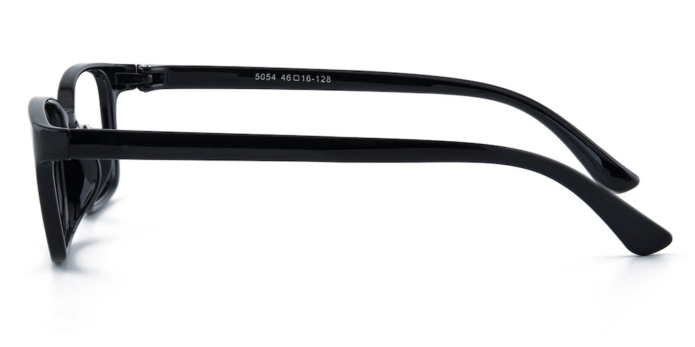Orlando Black Rectangle TR90 Eyeglasses