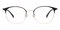 Ellen Black/Golden Round Titanium Eyeglasses