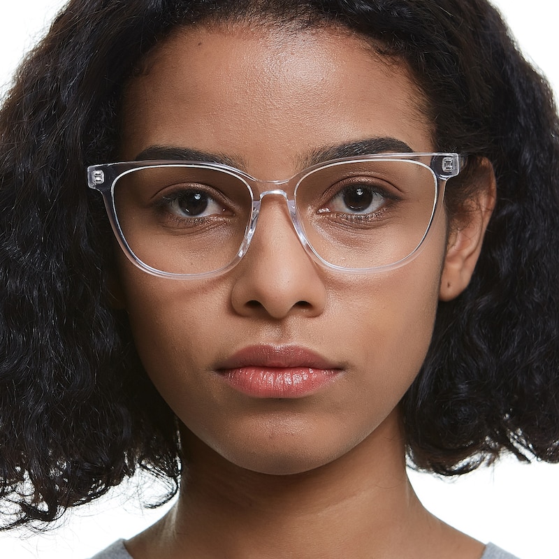 Atlanta Crystal Square Acetate Eyeglasses