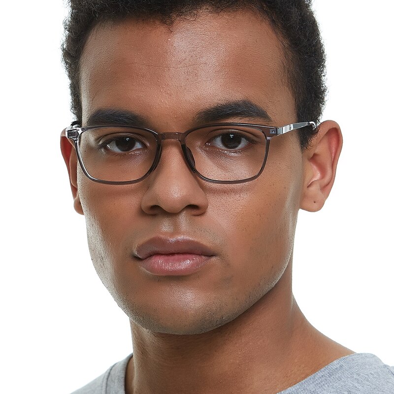 Peabody Rectangle Gray/Gunmetal Eyeglasses