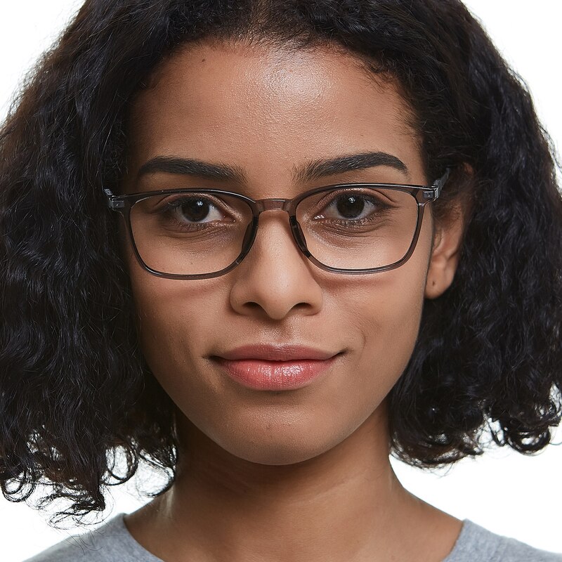 Peabody Rectangle Gray/Gunmetal Eyeglasses