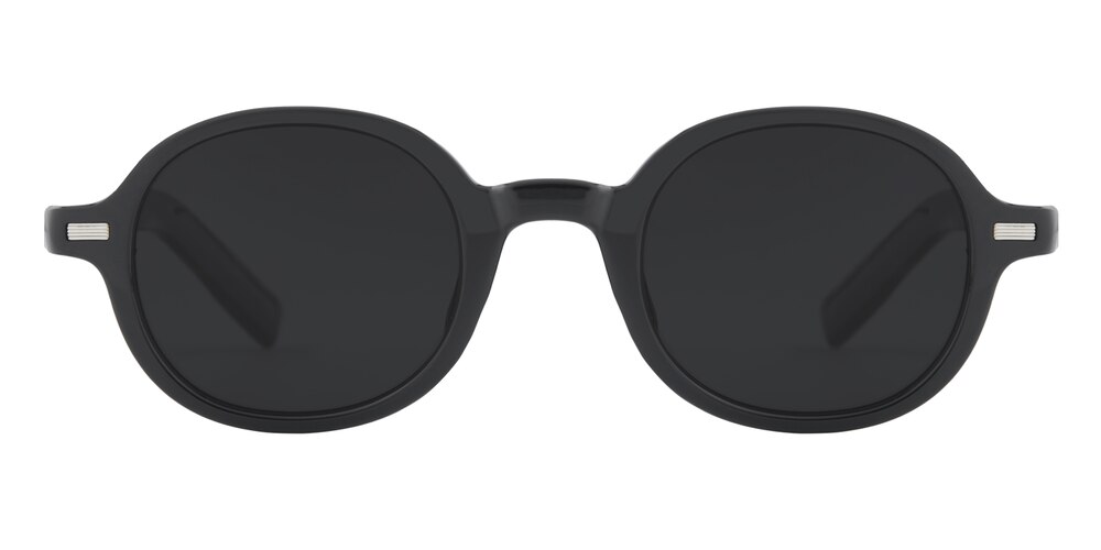 Pascagoula Black/Tortoise Round TR90 Sunglasses