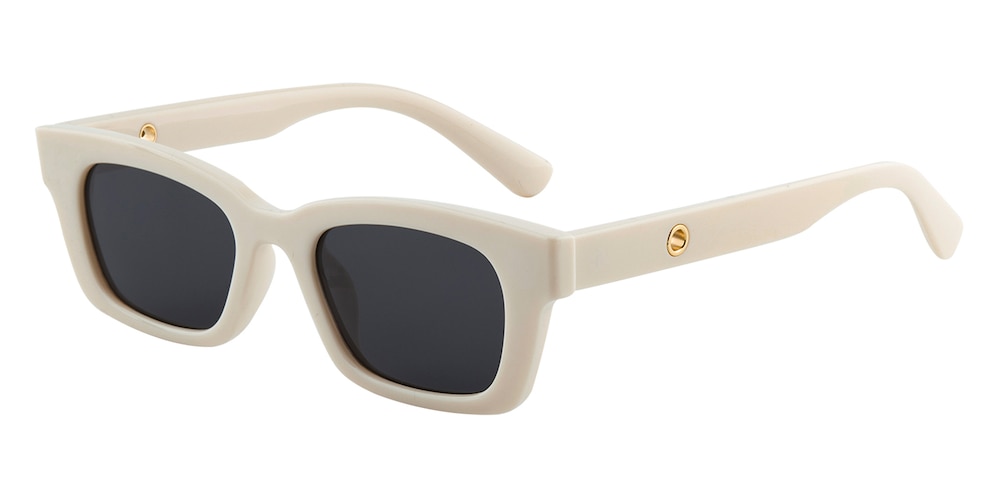Joa White Cat Eye TR90 Sunglasses
