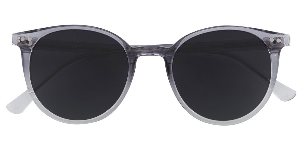 Moira Purple/Crystal Round TR90 Sunglasses