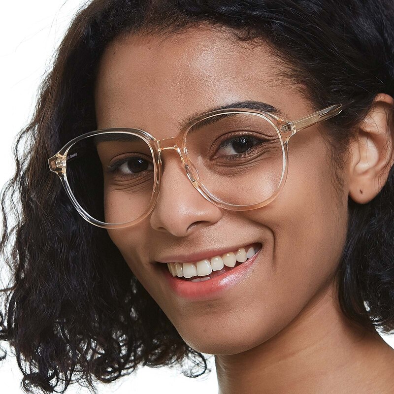 Waterville Round Champagne Eyeglasses