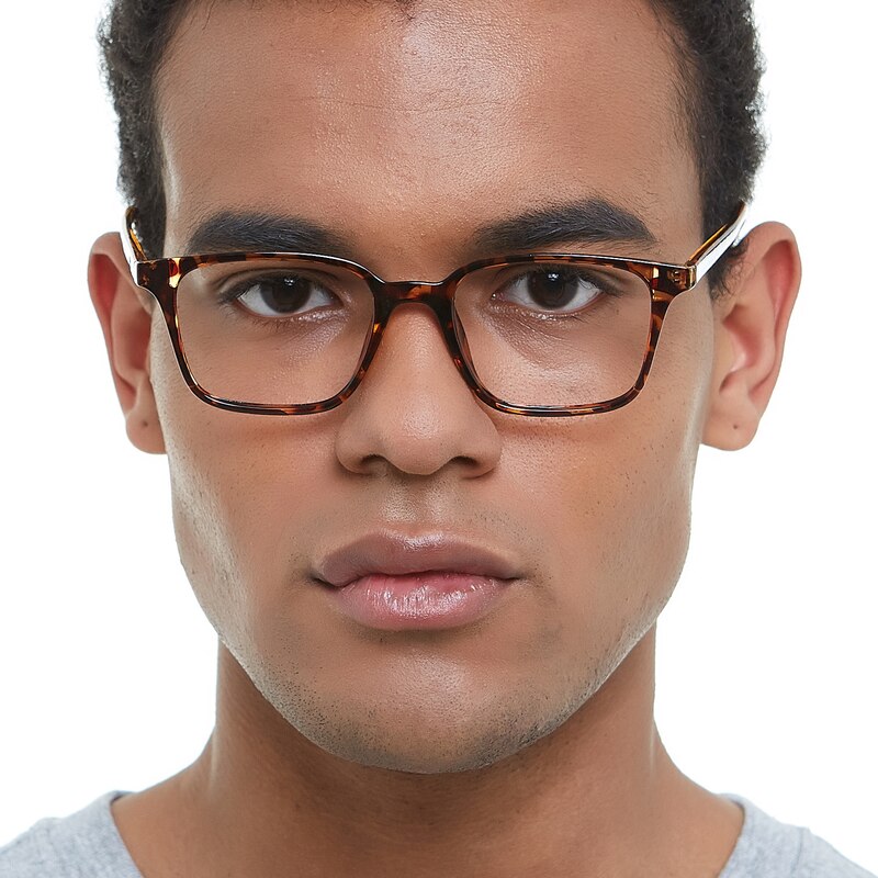 Lubbock Rectangle Tortoise Eyeglasses