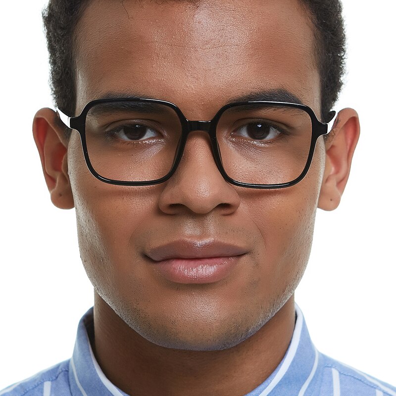 Windsor Black Square TR90 Eyeglasses