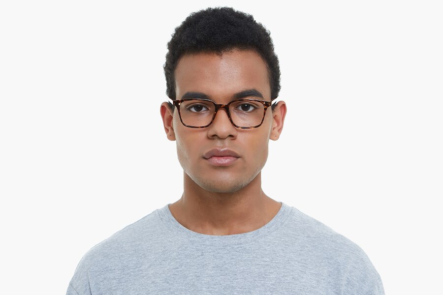 Lubbock Rectangle Tortoise Eyeglasses