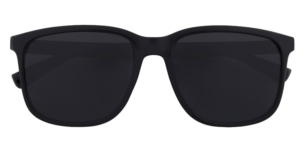 Bennett Black Rectangle TR90 Sunglasses