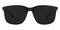 Bennett Black Rectangle TR90 Sunglasses